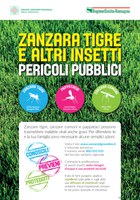 Rischio zanzare, al via la campagna informativa della Regione "Zanzara tigre e altri insetti: pericoli pubblici"